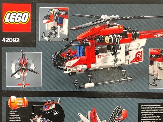 LEGO Technic 42092 "Räddningshelikopter" - från 2019 oöppnad!
