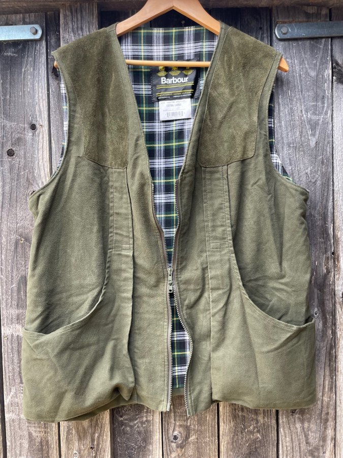 Barbour Vintage Retro väst "rätt” foder XL