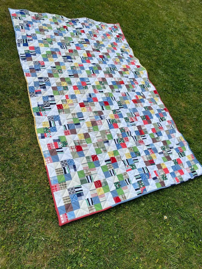 Lapptäcke, quilt, picknickfilt