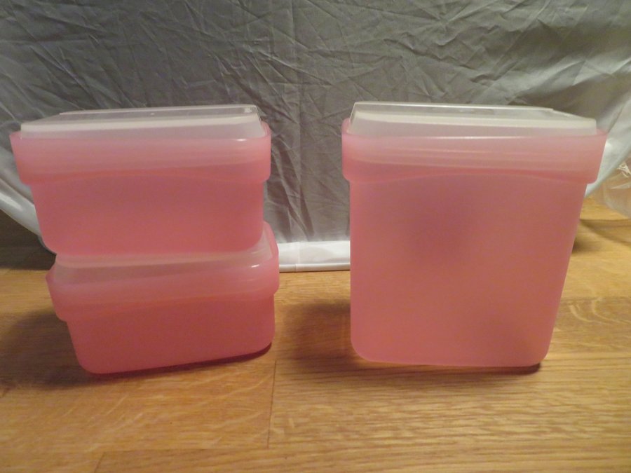 *** Tupperware Strato 3-pack, rosa m Barbie-motiv (NYA) ***