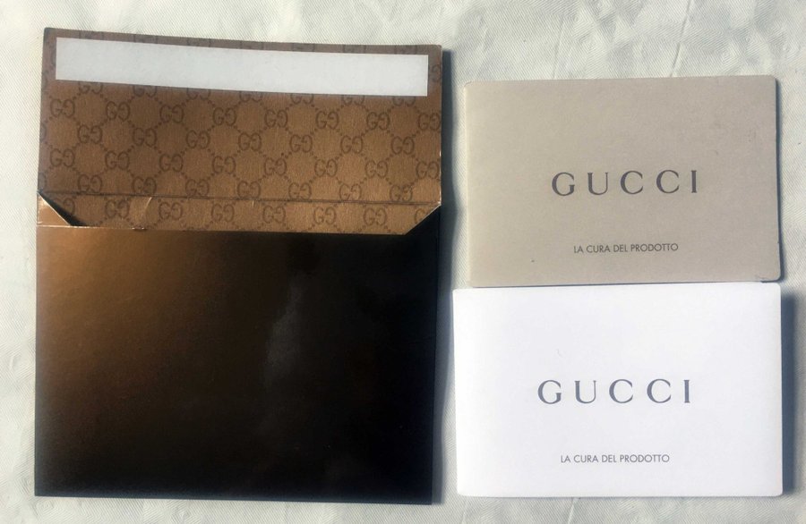 Authentic Gucci Crystal Monogram Pouch clutch bag with certificate and case