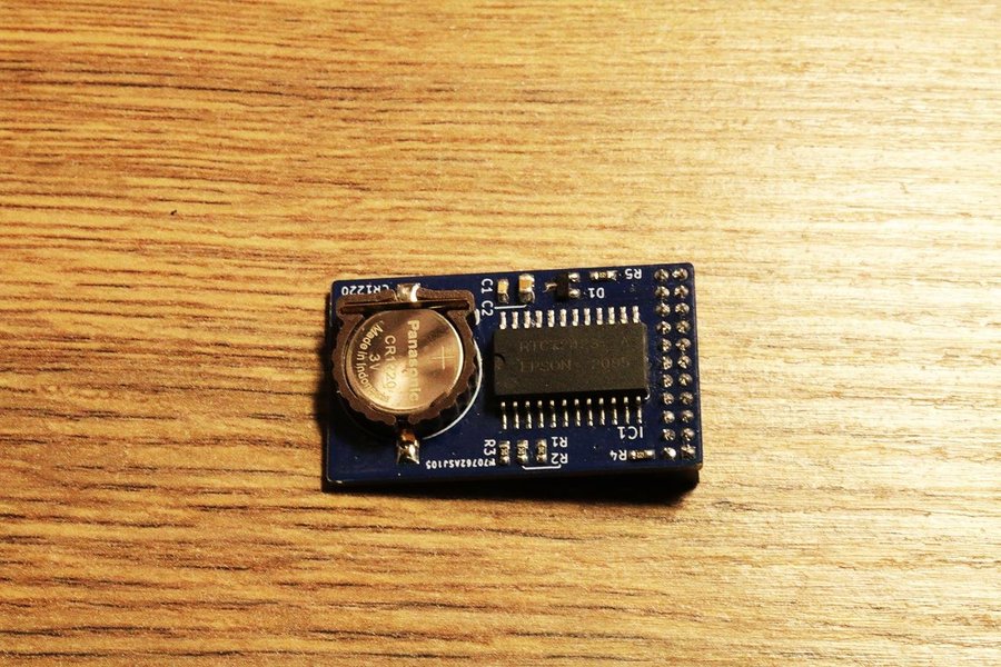 Amiga A1200 RTC Module 1200 real time clock inkl CR1220 Batteri