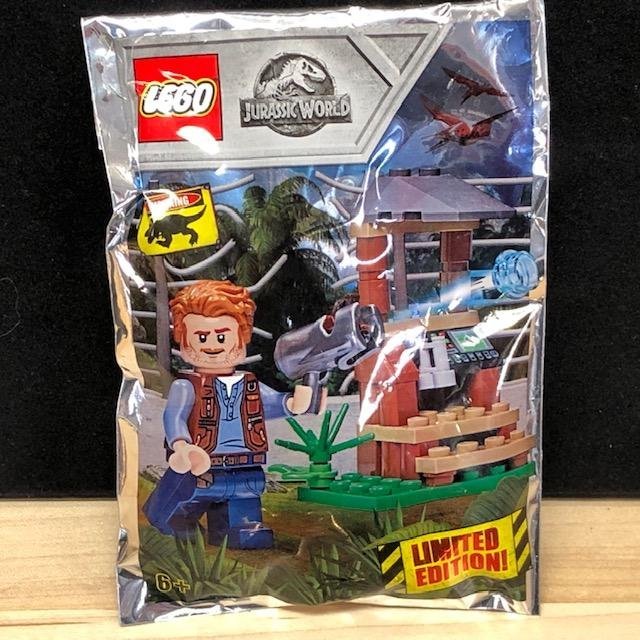 LEGO Jurassic World "Owen and lookout post" - specialpåse från 2019 oöppnad!