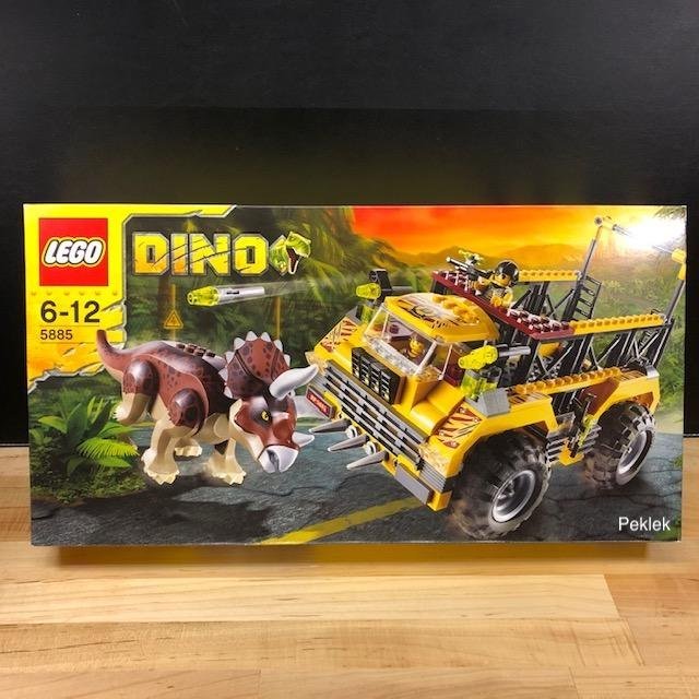 LEGO Dino / Jurassic 5885 "Triceratops Trapper"- raritet från 2012 oöppnad!