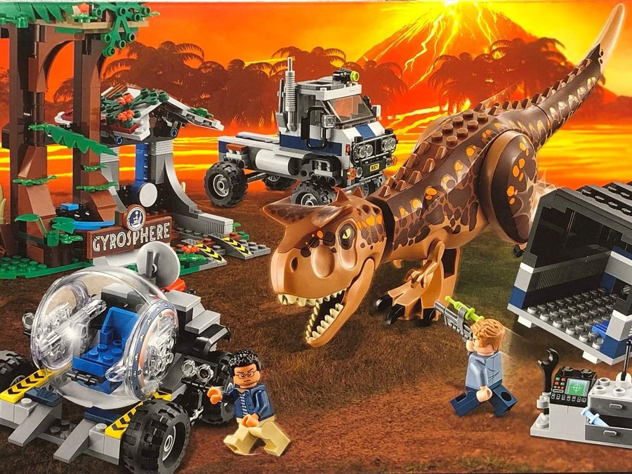 LEGO Jurassic World 75929 "Carnotaurus Gyrosphere Escape" - från 2018 oöppnad!