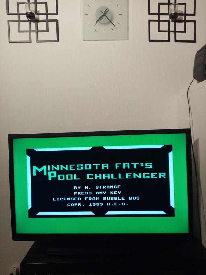 Minnesota Fats' Pool Challenge (HES) lös kassett - Commodore 64/C64 Spel
