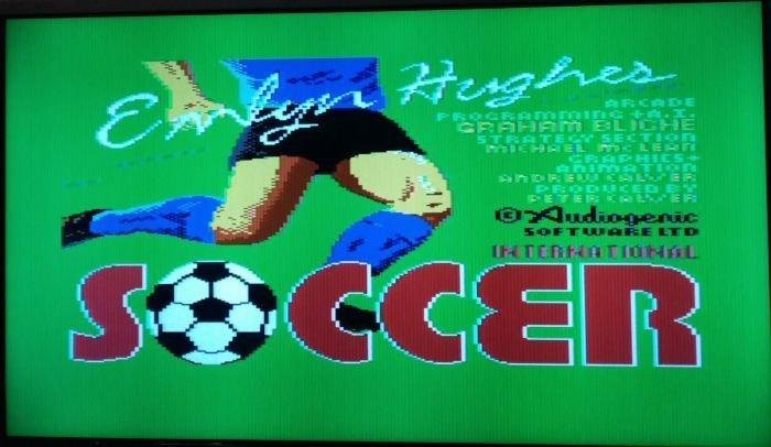 Emlyn Hughes International Soccer (WorldCup Football)(Disk)Commodore 64/C64 Spe