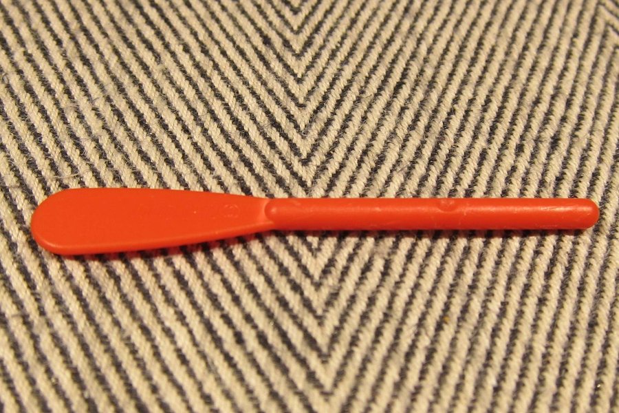 LEGO 1 st Utensil Oar / Paddle Åra Röd 2542