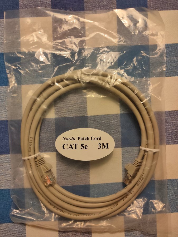 Nordic Patch kabel CAT 5e, 3m