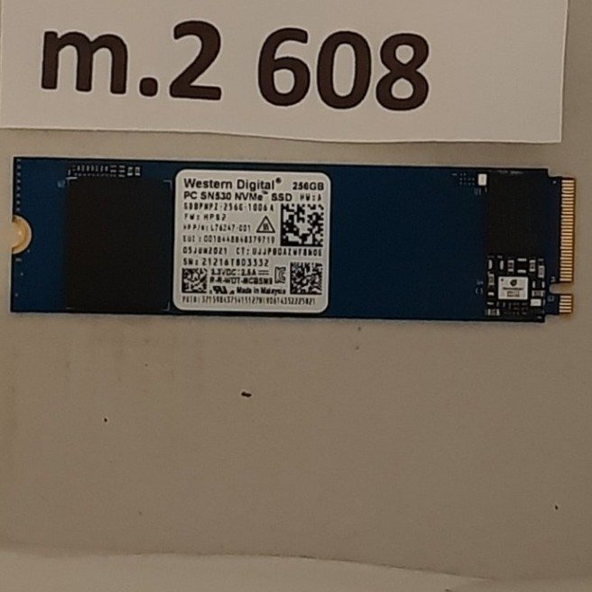 SSD m.2 , 256GB , NVMe , märke: WD , formfaktor 2280