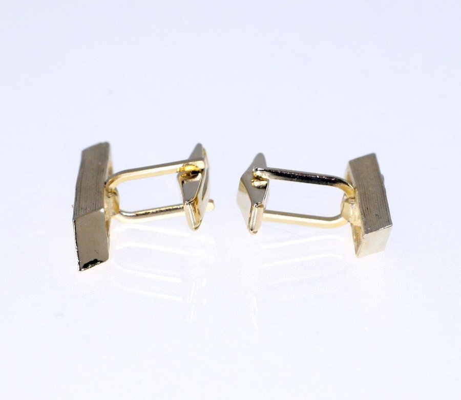 Air Products vintage company cufflinks for men-gold-tone metal-Weight 112g