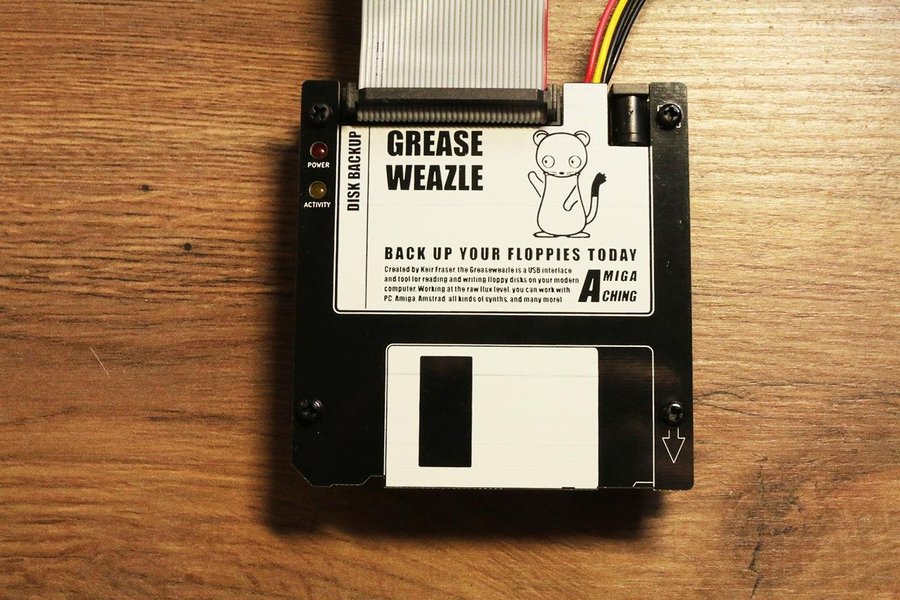 GreaseWeazle - Läs / Skriv Amiga / Atari Disketter på PC mm GreaseWeasle