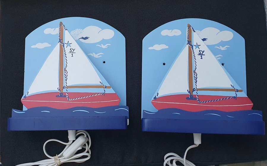 2 st IKEA Barnlampa Seglats, 1990 talets