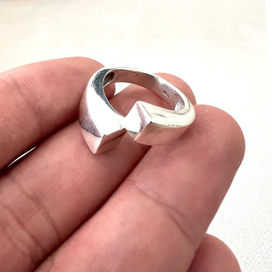 Ring i silver 925 - 5,9 gram - 17 mm