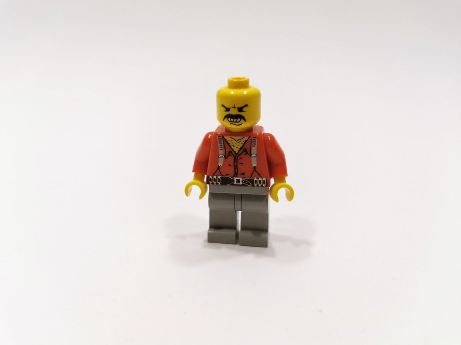 Lego - minifigur - western - bandit - röd