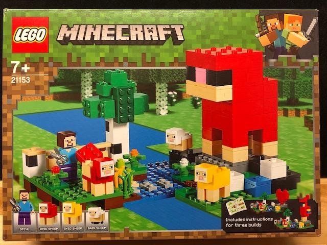 LEGO Minecraft 21153 "Ullfarmen" - från 2019 oöppnad / förseglad!