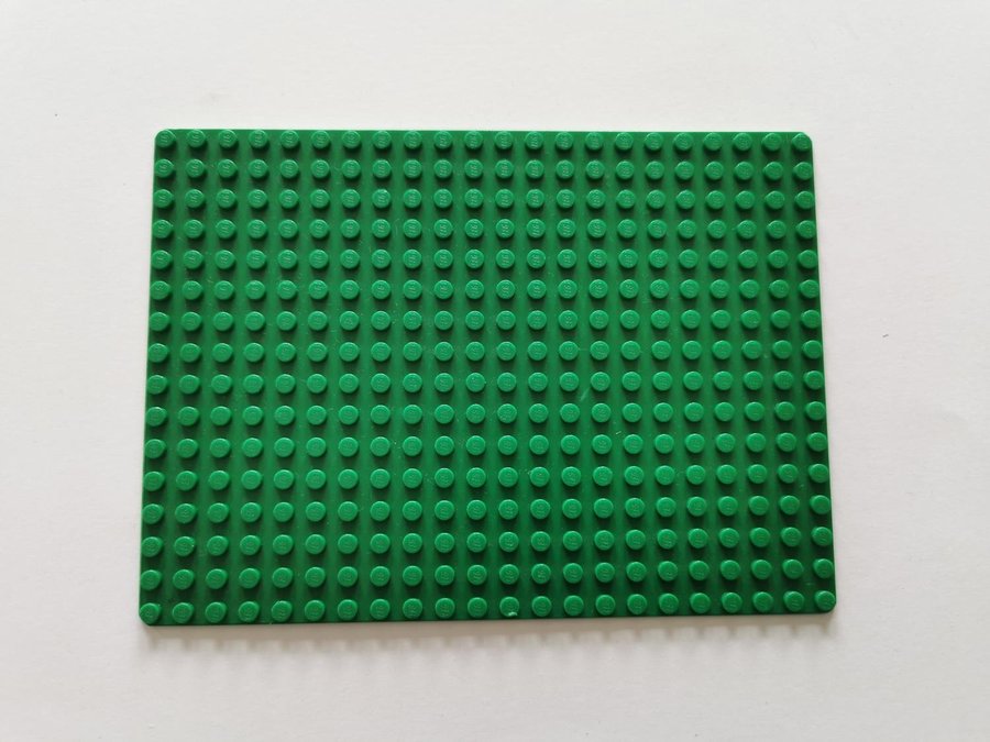 Lego - platta - basplatta - 16x22 - part 210 - grön