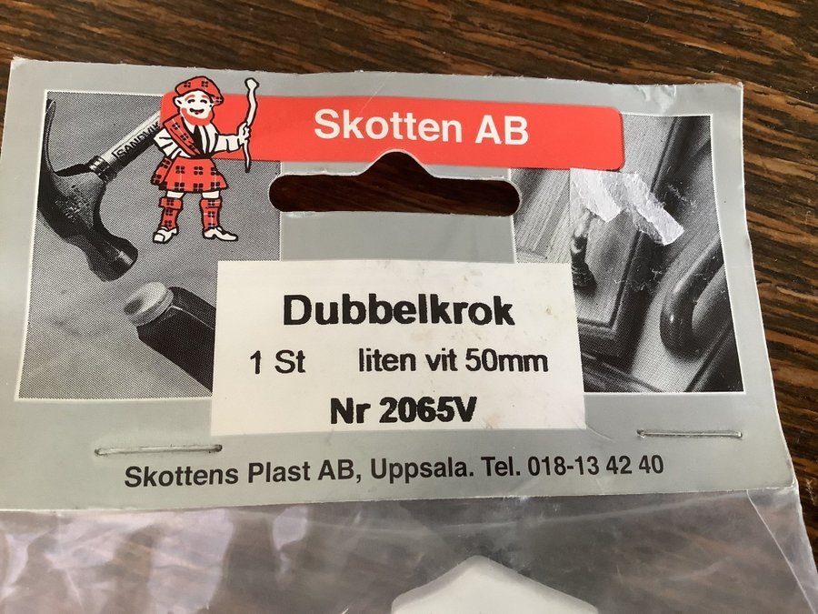 Ny Dubbelkrok vit krok Skotten AB Nr 2065V