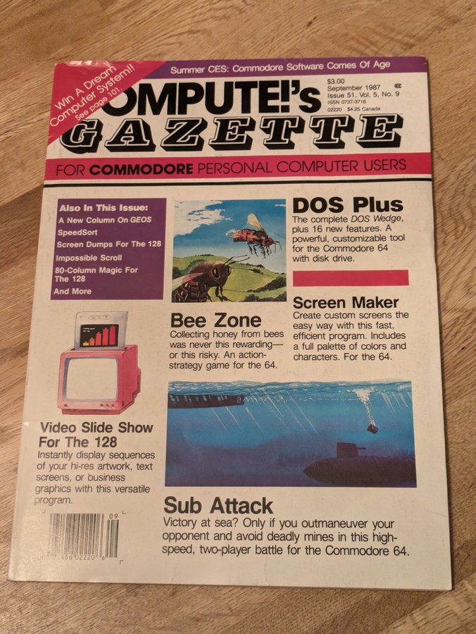 Compute!'s Gazette för Commodore Personal Computer Users - September 1987