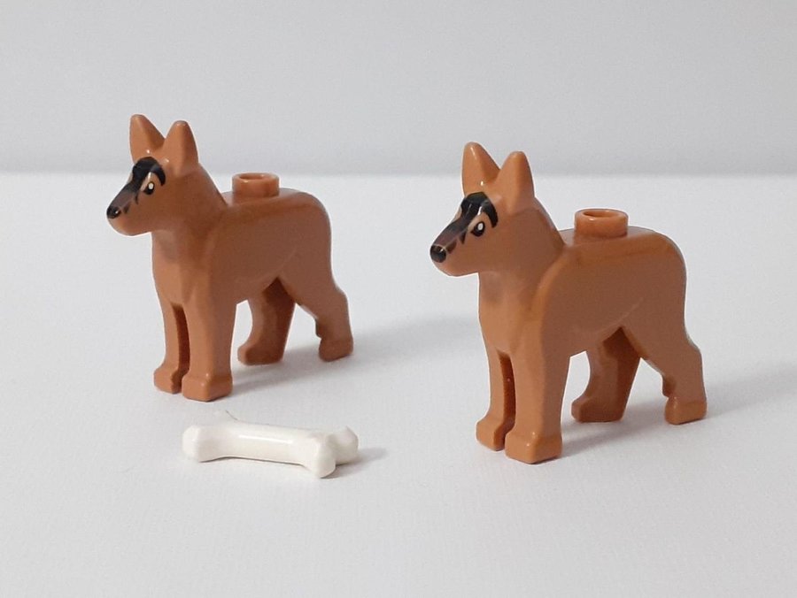 Lego Djur 2st Hundar Dogs Enstaka bitar animals figurer husdjur ben