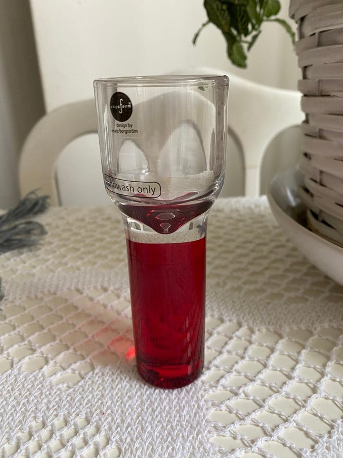 Sagaform snapsglas glas Marx Borgström