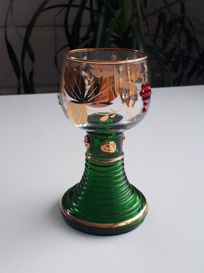 Unused Römer Liechtenstein 13cm. Roemer, Vinglas. Vin Glas Hvidvin Rödvin Rødvin