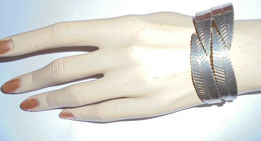 armband i silver vintage Engel