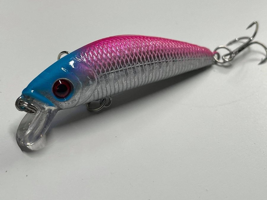 Wobbler 72mm 7g rosa/silver