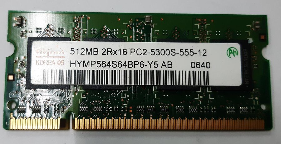 Hynix chipset ddr2 2gb 2rx8 PC2-5300S notebook Memory RAM