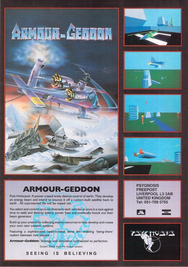 Atari ST - Armour Geddon Original (only disks)