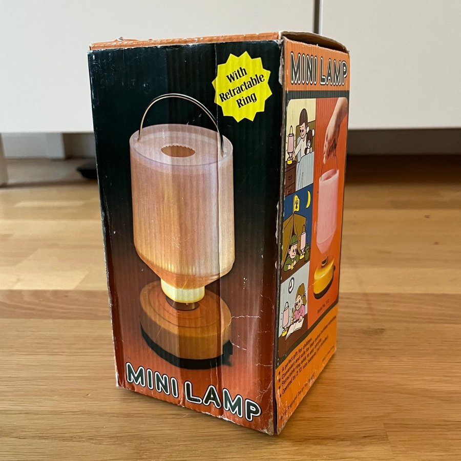 Retro Mini lampa • Batteridriven för inom- och utomhusbruk • Camping / vandring