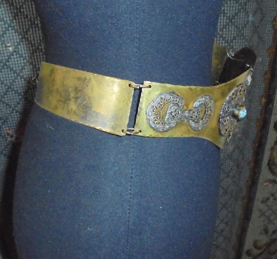 bälte i metall vintage lajv medeltid orient