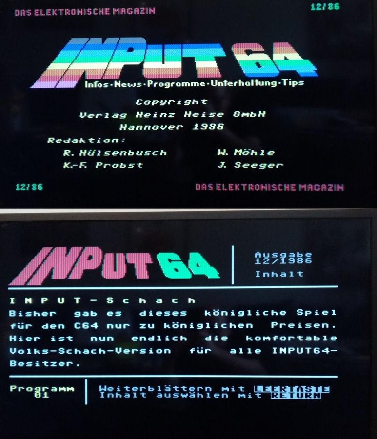 Input 64 #12/86 (Heinz Heise Verlag GmbH) Disk -  Commodore 64/C64