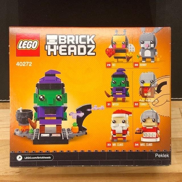 LEGO BrickHeadz 40272 "Halloween Witch" - från 2018 oöppnad!