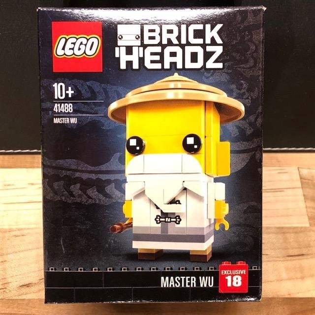 LEGO BrickHeadz 41488 "Master Wu" - från 2017 oöppnad!