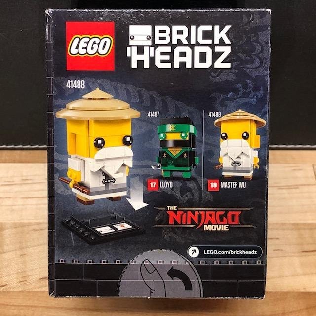 LEGO BrickHeadz 41488 "Master Wu" - från 2017 oöppnad!