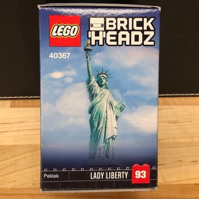 LEGO BrickHeadz 40367 "Frihetsgudinnan" - från 2019 oöppnad!