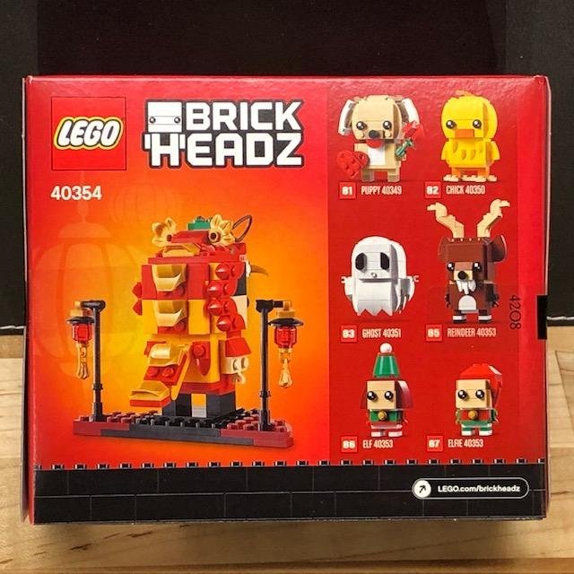 LEGO BrickHeadz 40354 "Dragon Dance Guy" - från 2019 oöppnad!