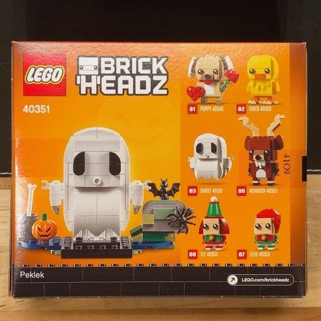 LEGO BrickHeadz 40351 "Halloweenspöke" - från 2019 oöppnad!