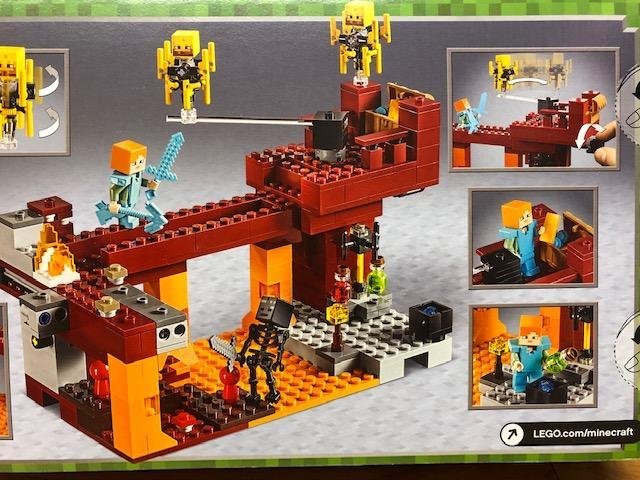 LEGO Minecraft 21154 "Den flammande bron" - från 2019 oöppnad!