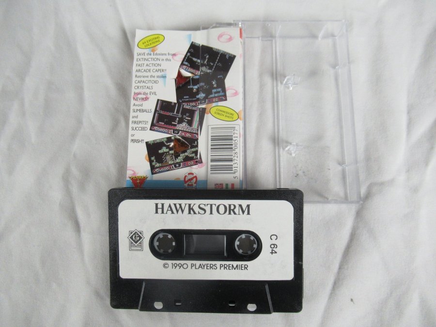 C64 Spil - One Man and His Droid, War Machine, Metrocross og Hawkstorm