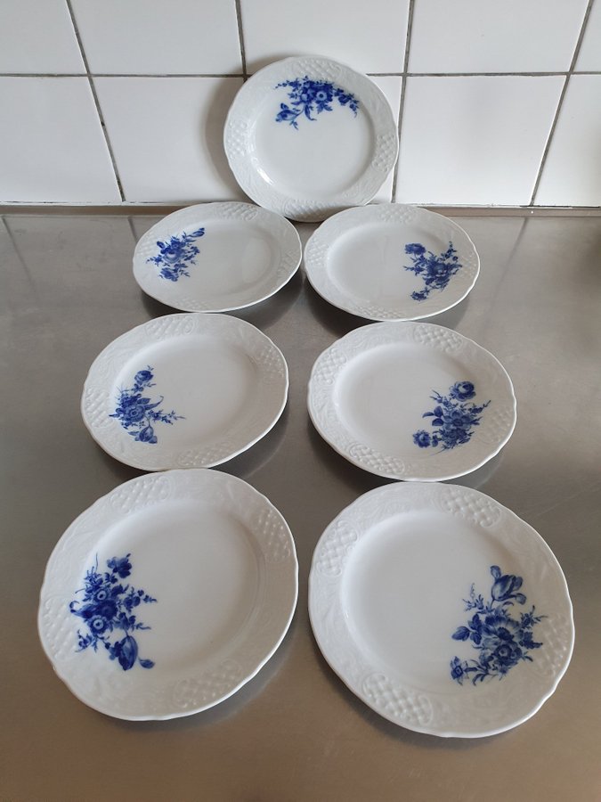 ASSIETTER från SCHUMANN ARZBERG TRADITION set 1881 ECHT COBALT GERMANY