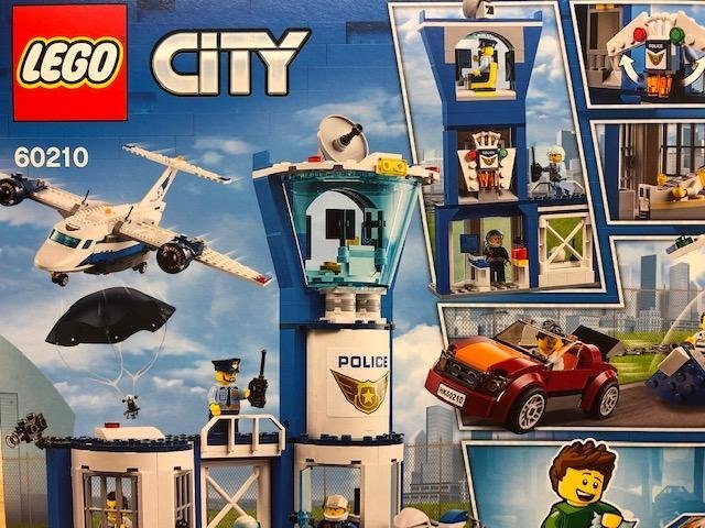 LEGO City 60210 "Luftpolisens flygbas" - från 2019 oöppnad / förseglad!