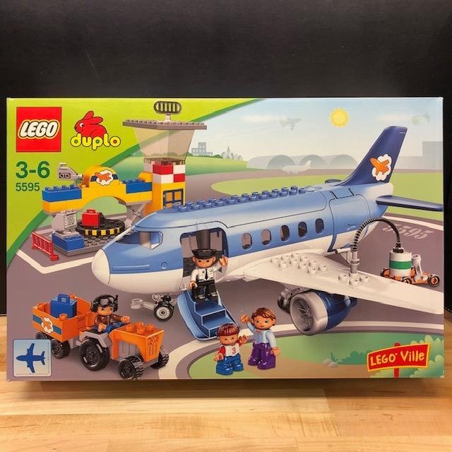 LEGO Duplo 5595 "Stor flygplats" - raritet från 2011 oöppnad / förseglad!