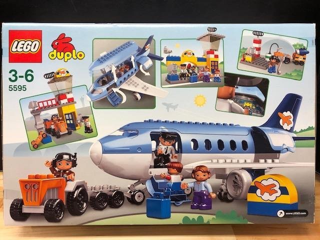 LEGO Duplo 5595 "Stor flygplats" - raritet från 2011 oöppnad / förseglad!