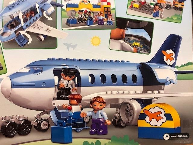 LEGO Duplo 5595 "Stor flygplats" - raritet från 2011 oöppnad / förseglad!