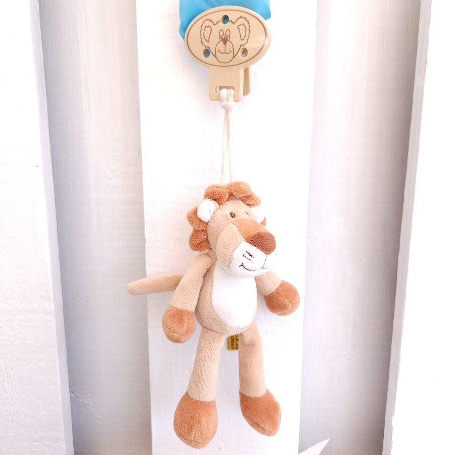 Teddykompaniet Diinglisar Wild Lion Baby Stroller Clip Toy