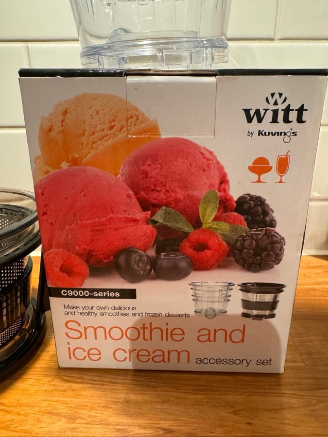 Witt by Kuvings Smoothie  Ice Cream Accessory Set