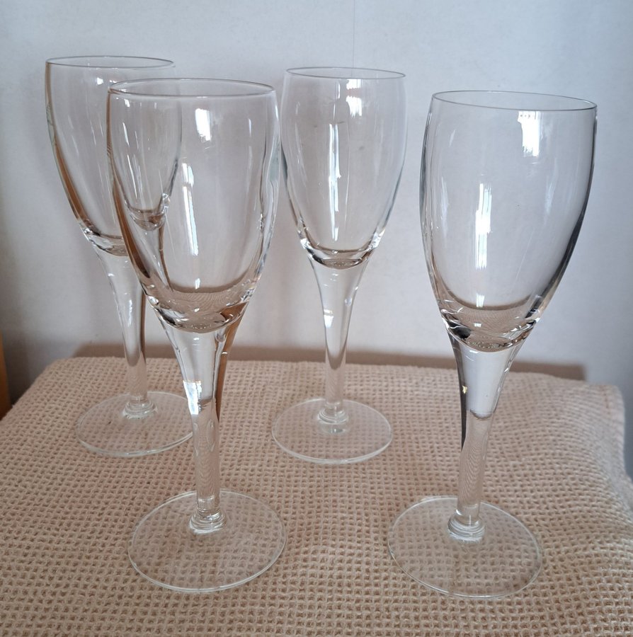 4 champagneglas