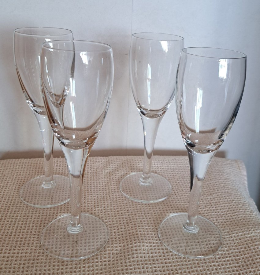 4 champagneglas